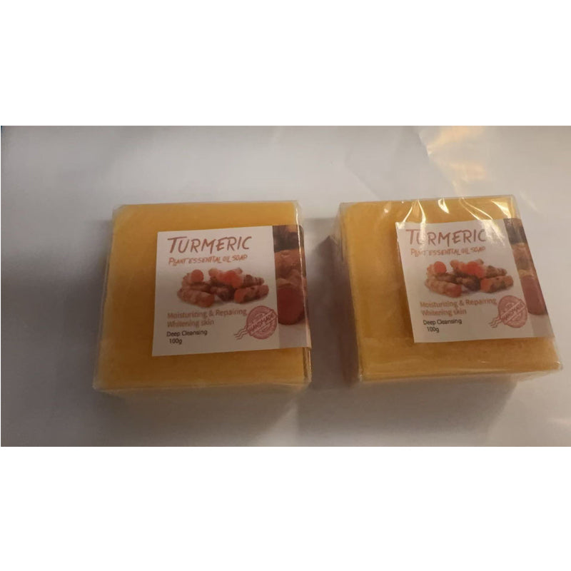 Turmeric Plant Essential Oil Soap – Natural Brightening & Cleansing Bar