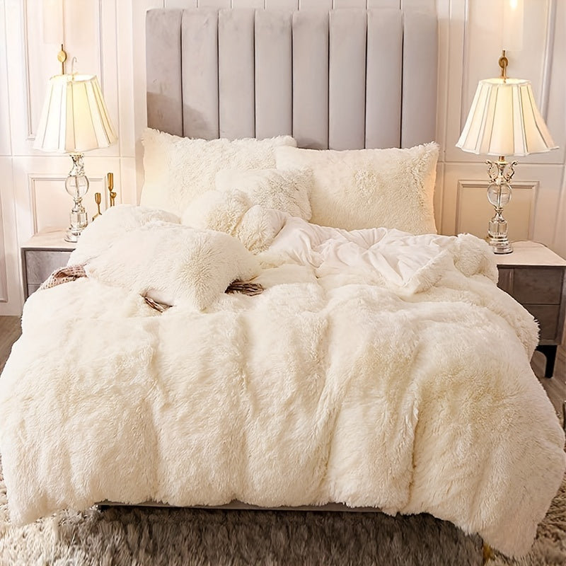 Plush Zippered Duvet Cover Set – Soft All-Season Bedding