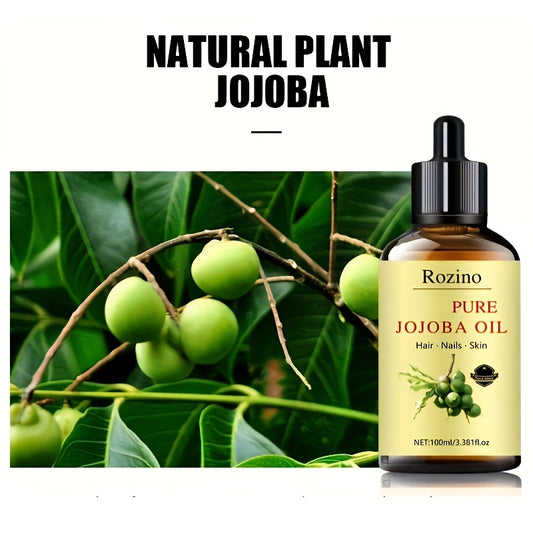 Natural Jojoba Oil – Multi-Use Carrier Oil for Skin, Hair & Body Care