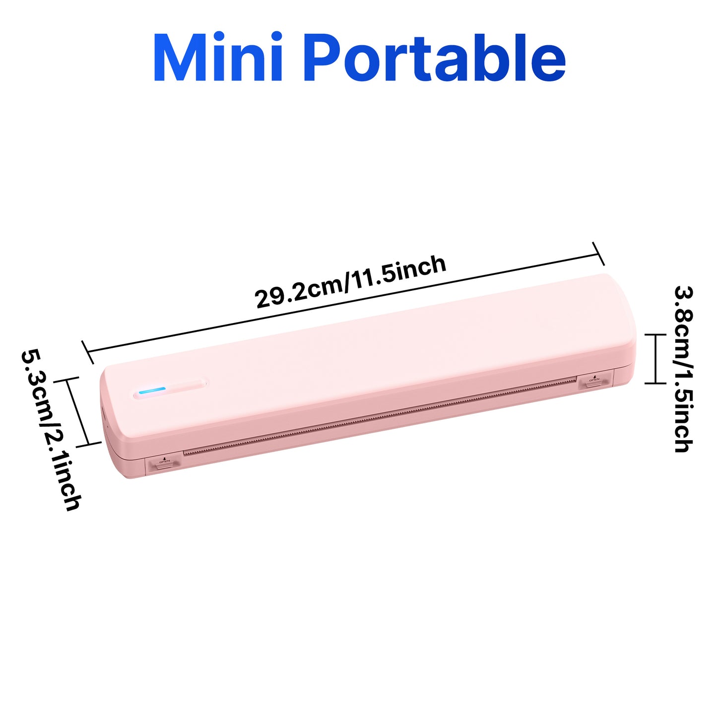Mini Portable Wireless Thermal Printer | Inkless Bluetooth Travel Printer