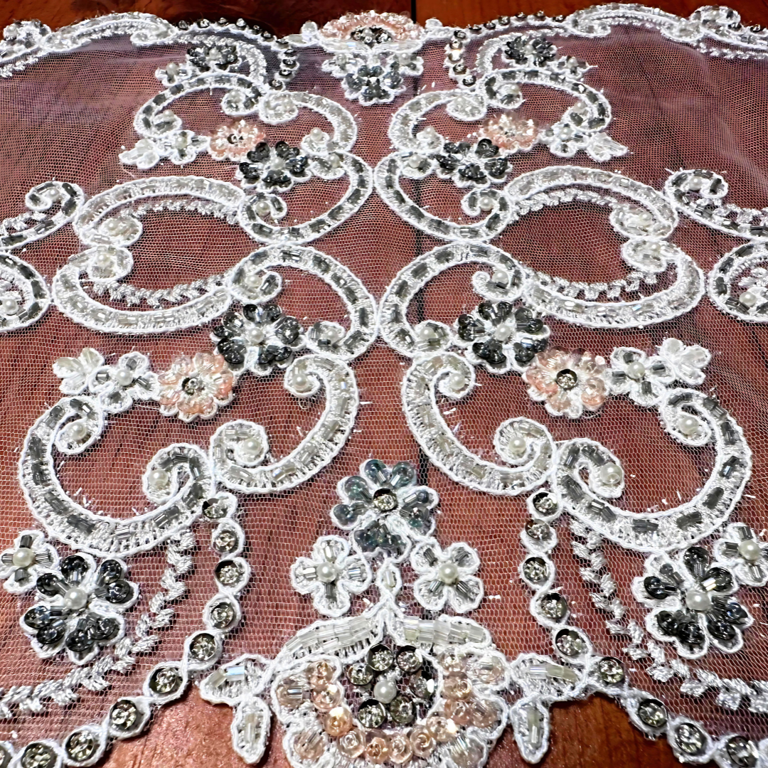 Crystal Lace Set – Handmade Beaded Doilies (Set of 3)