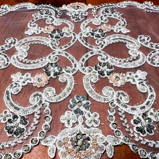 Crystal Lace Set β Handmade Beaded Doilies (Set of 3)
