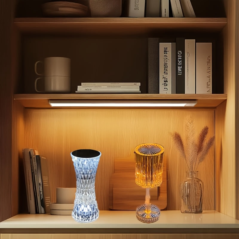 Crystal Diamond Touch Lamp | Dimmable USB Mood Light for Bedroom & Living Room