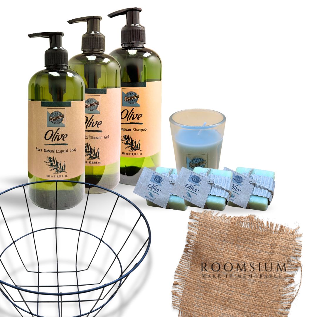 Roomsium Olive Blossom Handcrafted Gift & Bath Set