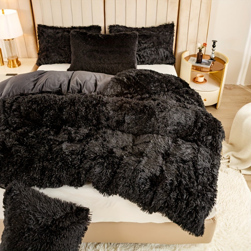 Plush Zippered Duvet Cover Set – Soft All-Season Bedding