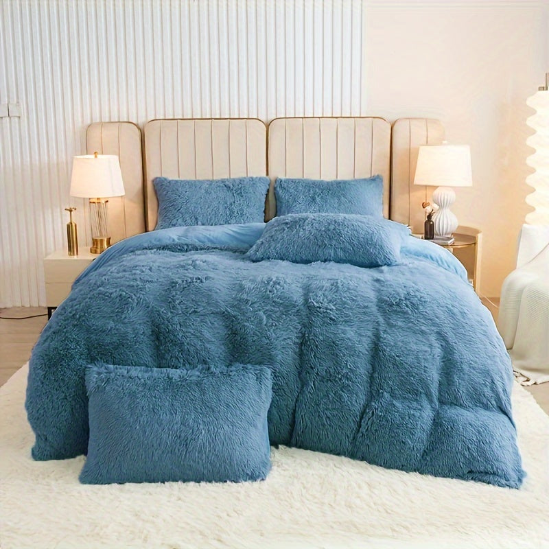 Plush Zippered Duvet Cover Set – Soft All-Season Bedding