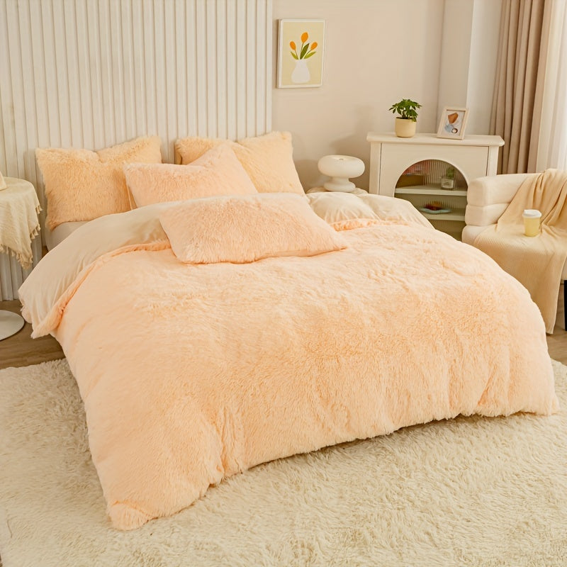 Plush Zippered Duvet Cover Set – Soft All-Season Bedding