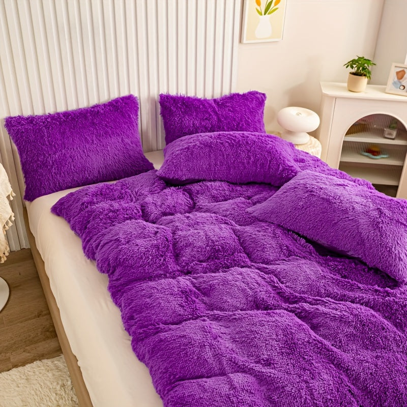 Plush Zippered Duvet Cover Set – Soft All-Season Bedding