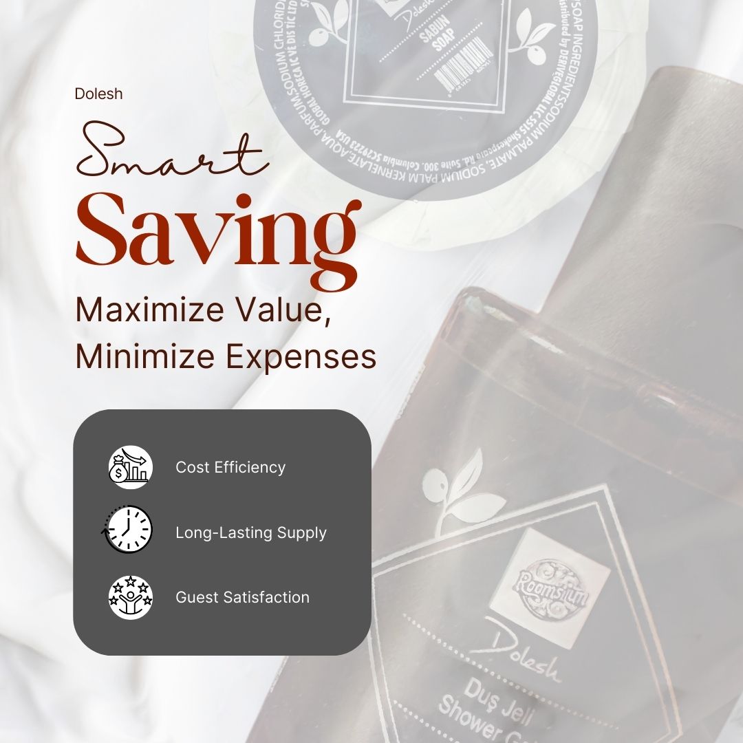 Dolesh Hotel Amenities by Roomsium - 450-Piece Premium Essentials for Hotels, Spas, and Airbnb Hosts