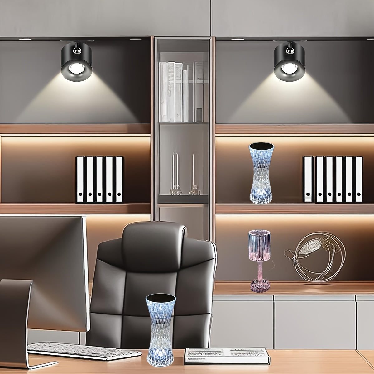 Crystal Diamond Touch Lamp | Dimmable USB Mood Light for Bedroom & Living Room