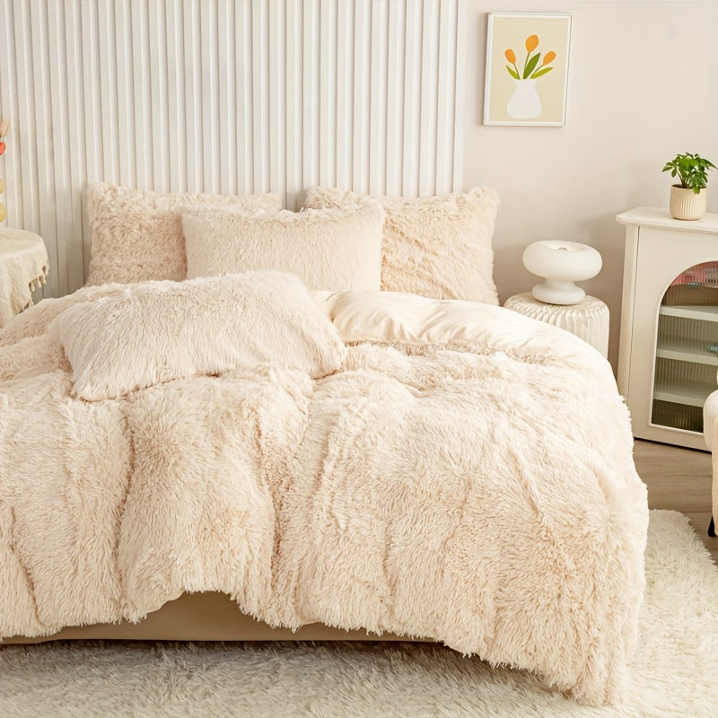 Plush Zippered Duvet Cover Set – Soft All-Season Bedding