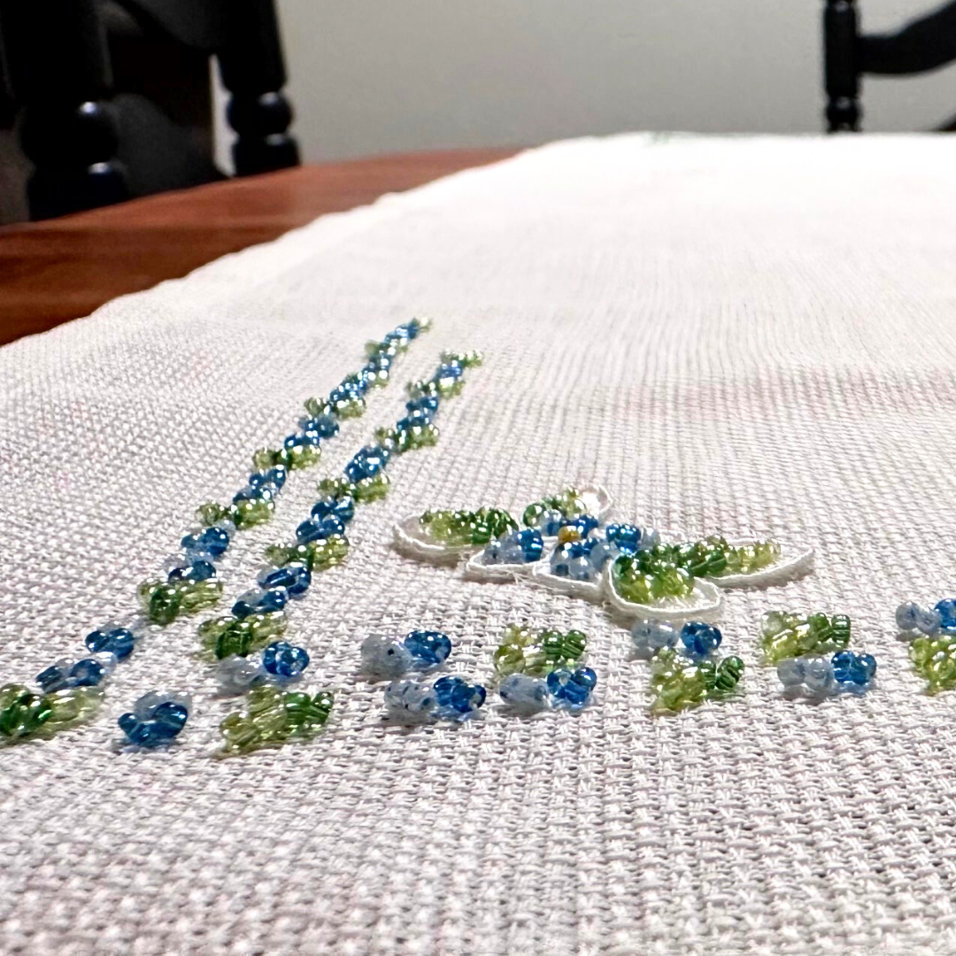 Istanbul Charm Handmade Linen Tablecloth – Floral Embroidery