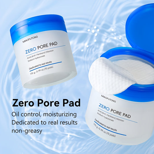 Zero Pore Exfoliating Facial Pads – Deep Cleansing & Hydration
