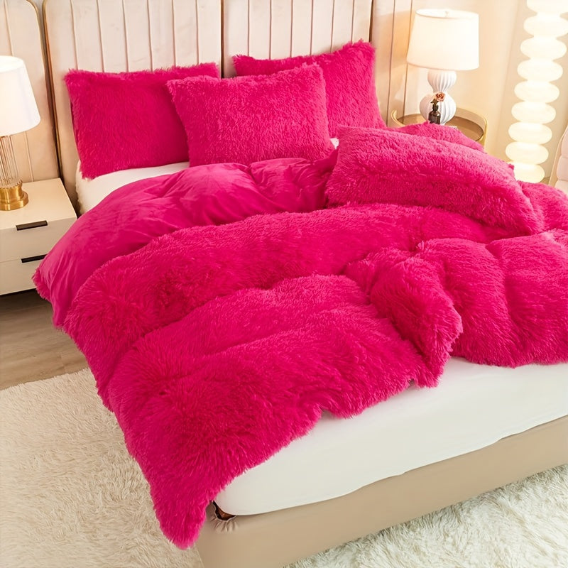 Plush Zippered Duvet Cover Set – Soft All-Season Bedding
