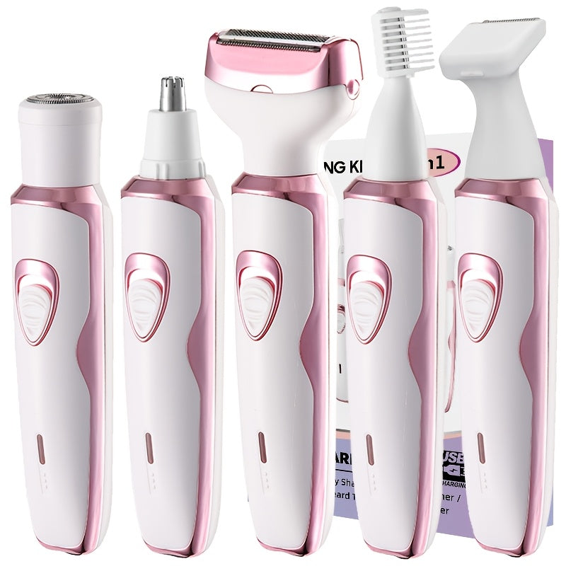 MIGUAN Rechargeable Electric Razor for Women – USB Portable Hair Trimmer