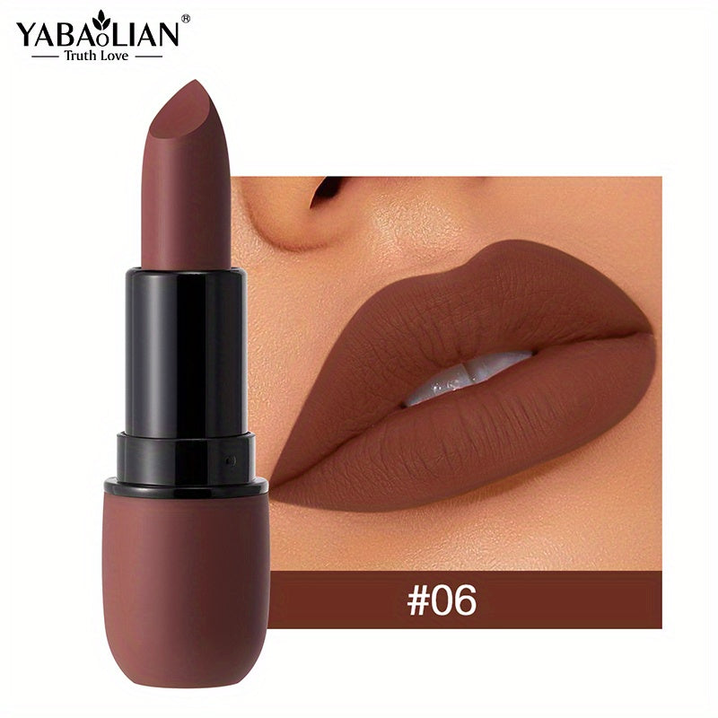 6-Color Matte Velvet Lipstick Set – Long-Lasting Lip Tint Collection
