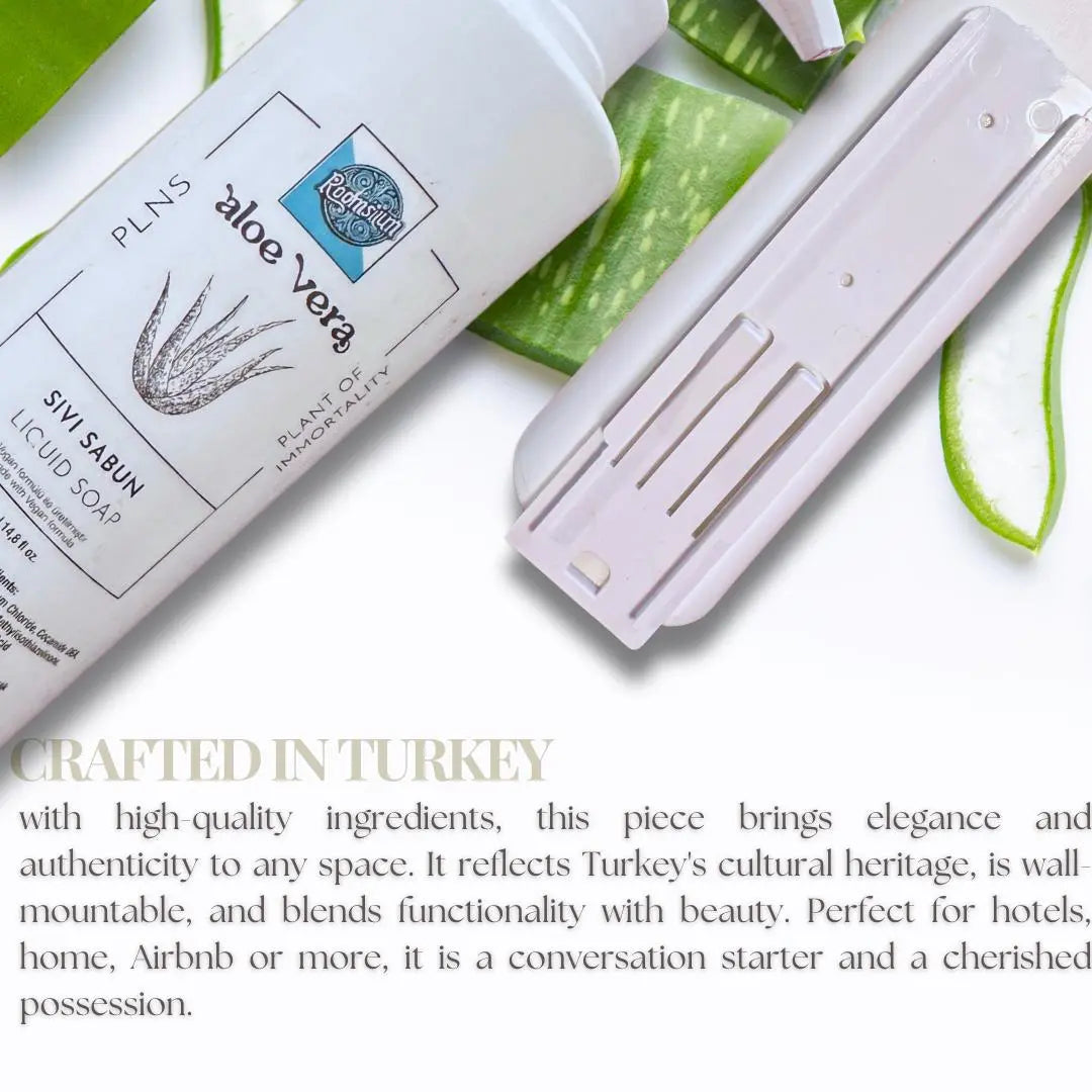 Roomsium Aloe Vera Liquid Soap - Vegan, Gluten-Free, Hydrating & Soothing Roomsium