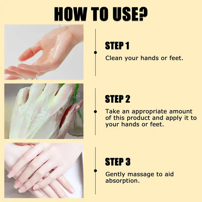 Turmeric Bee Venom Hand & Foot Repair Cream – Anti-Drying Skin Care (50g)