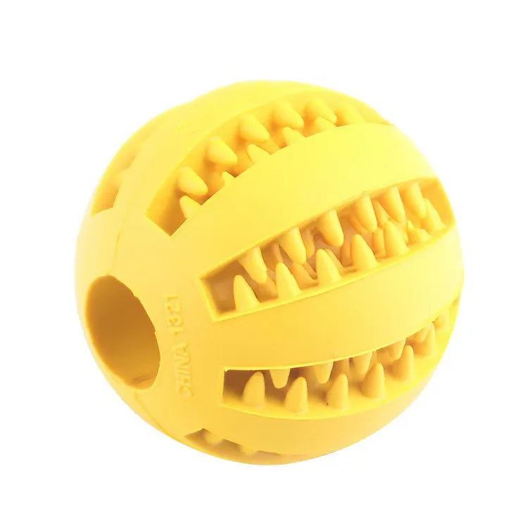 Dog Chew Ball Toy β Bite-Resistant Rubber Treat Feeder & Tooth Cleaning Ball