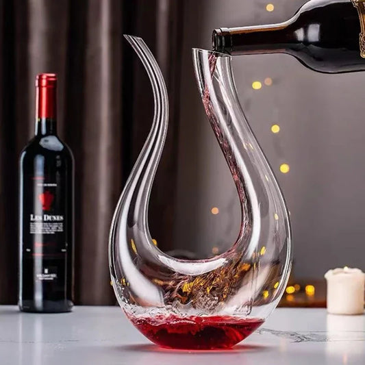 1500ml Crystal Wine Decanter – Handmade Lead-Free Glass Wine Decanter
