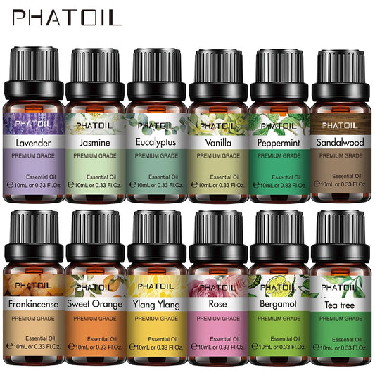 10ml Essential Oil for Diffuser Aromatherapy & Home Use
