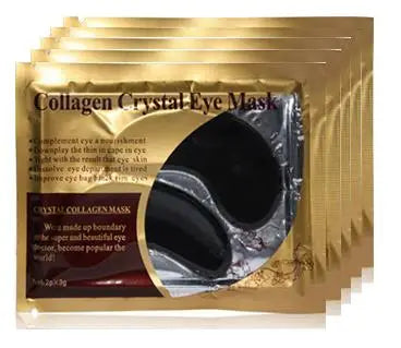 20Pcs (10 Pairs) Gold Collagen Crystal Eye Masks β Firming, Hydrating & Anti-Puffiness Eye Patches - Roomsium