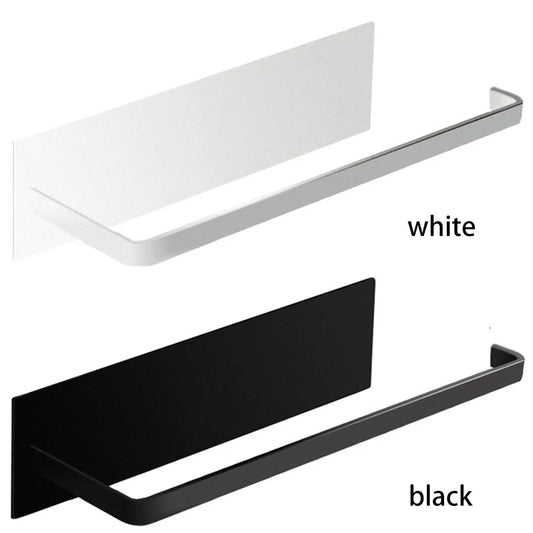 Magnetic Paper Towel Holder – Punch-Free Metal Wall Mount Towel Rack for Kitchen, Bathroom & RV