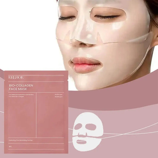 Bio Collagen Face Mask – Deep Hydrating & Moisturizing Wrapped Mask (1 / 5 / 10 PCS)