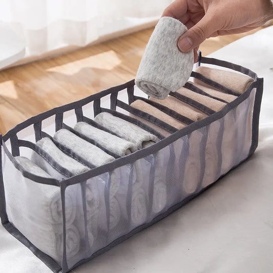 11 Compartment Foldable Underwear Organizer Storage Box