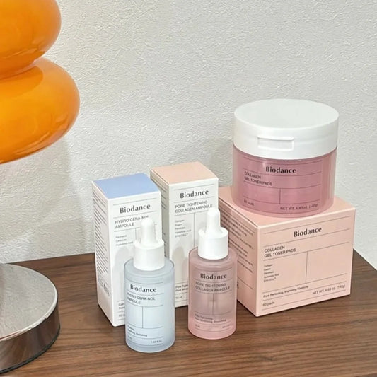 Korean Biodance Skin Care Kit – Collagen Gel Toner Pads & Bio-Collagen Deep Mask