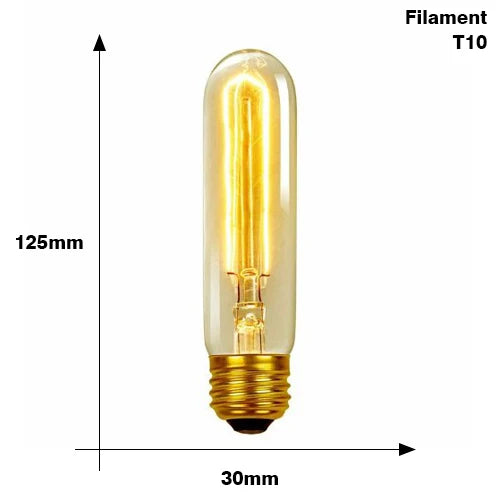YNL E27 Retro Edison Bulb 220V 40W – ST64 G80 G95 G125 Vintage Filament Light Bulb - Roomsium