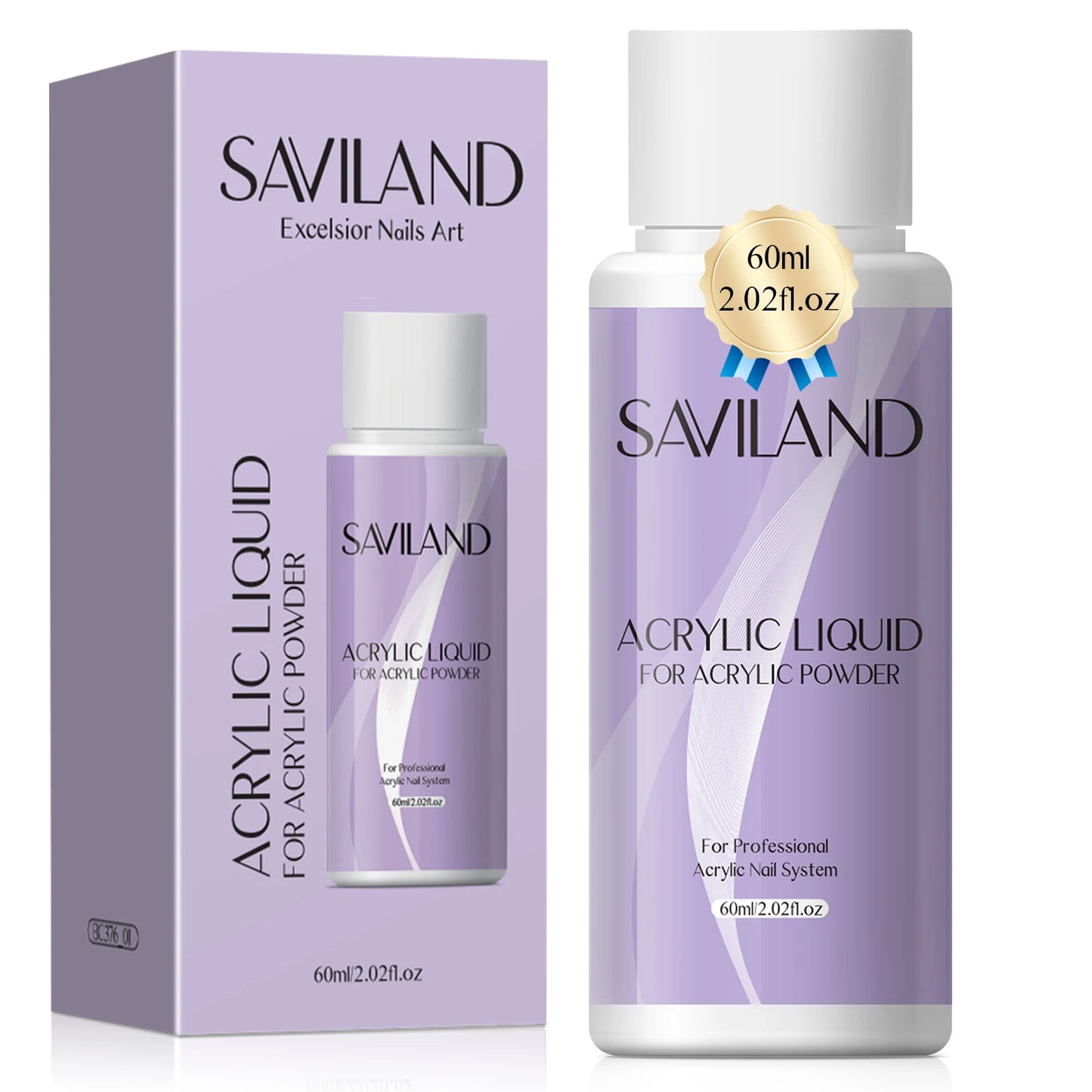Saviland Acrylic Nail Liquid Monomer â 60mlâ500ml | For Acrylic Nail Application