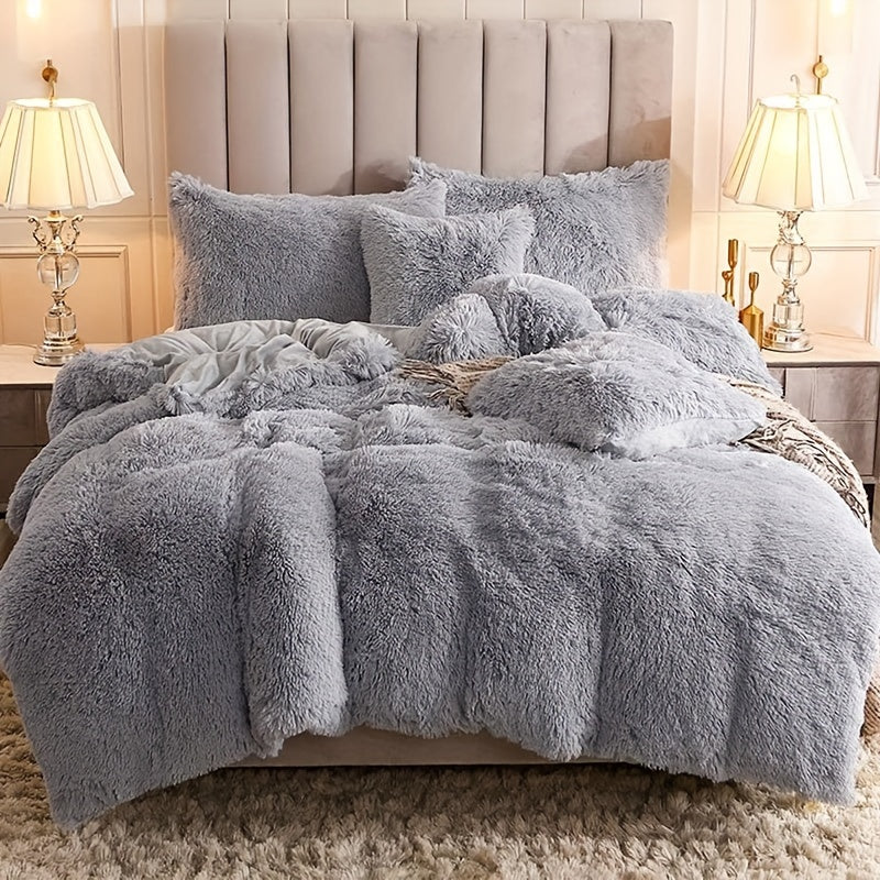 Plush Zippered Duvet Cover Set – Soft All-Season Bedding