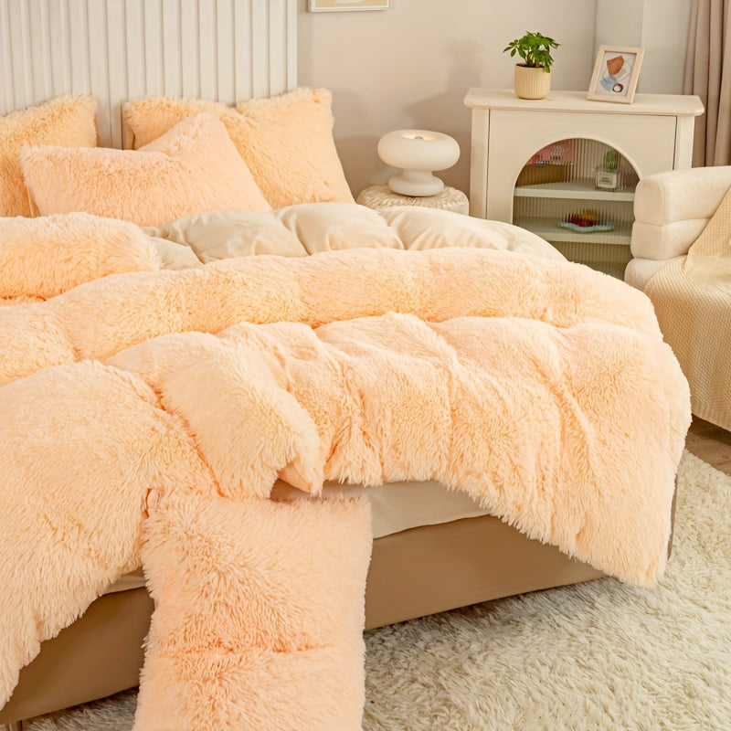 Plush Zippered Duvet Cover Set – Soft All-Season Bedding