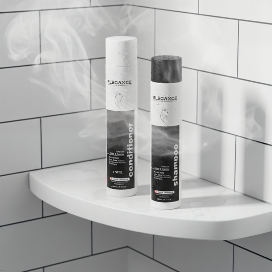 ELEGANCE CHARME Keratin Shampoo & Conditioner Set – Professional Hair Care Duo (2 × 300 ml)