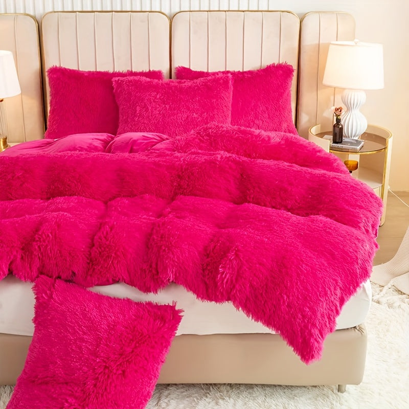 Plush Zippered Duvet Cover Set – Soft All-Season Bedding