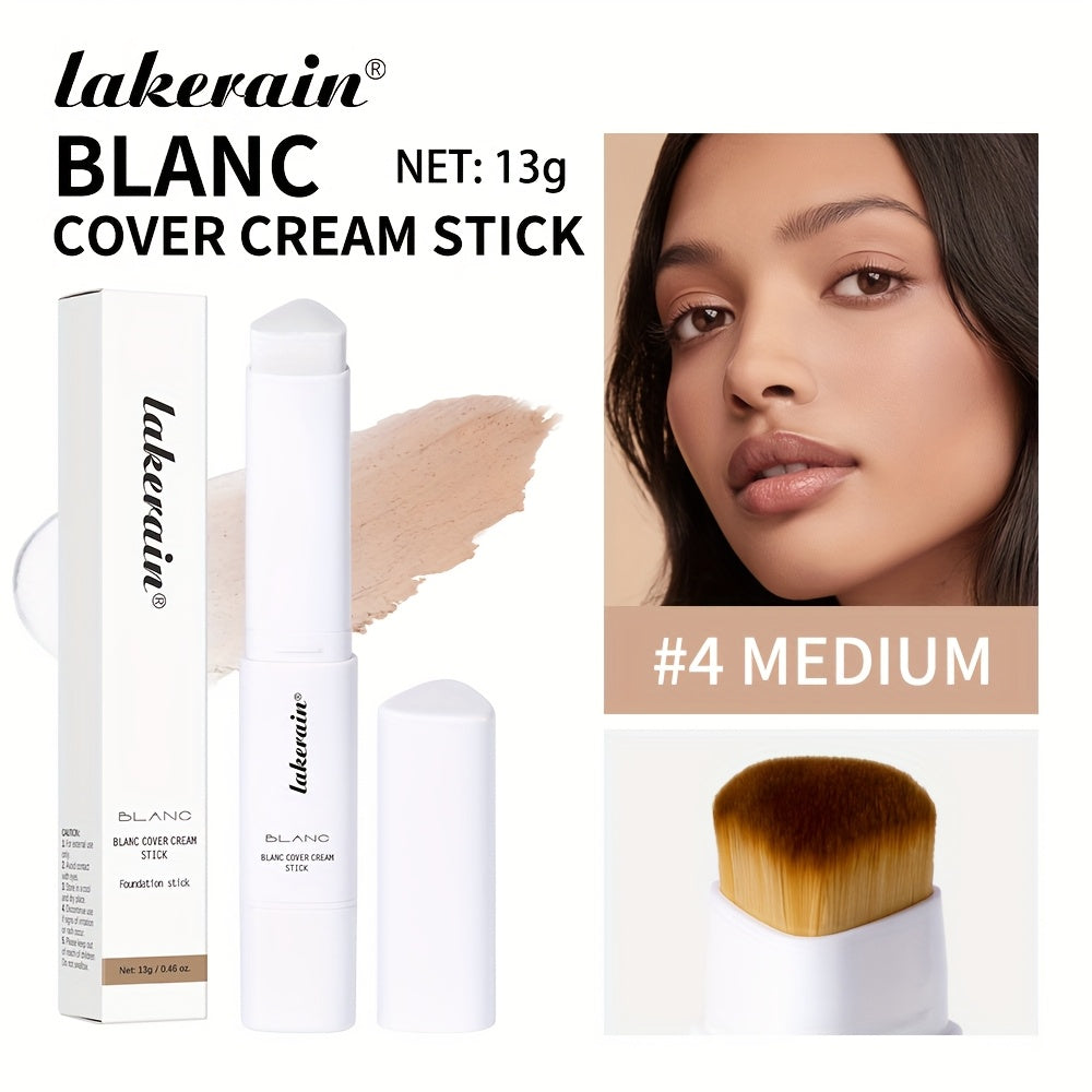 Color-Adapting Foundation Stick – Matte Coverage with Dual Brush