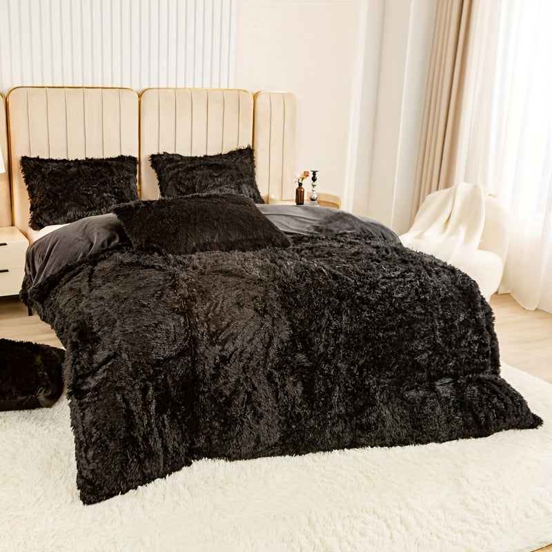 Plush Zippered Duvet Cover Set – Soft All-Season Bedding