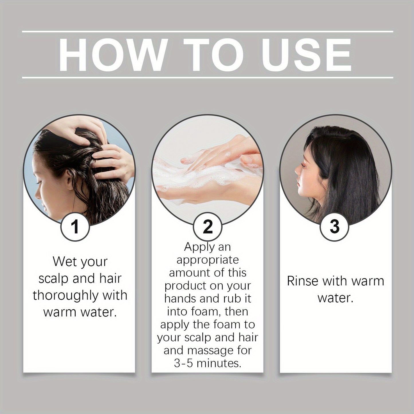 Scalp Repair Shampoo with Hyaluronic Acid – Dandruff Care Cleanser