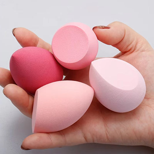 Makeup Blender Cosmetic Puff Set – Soft Non-Latex Foundation & Powder Sponges