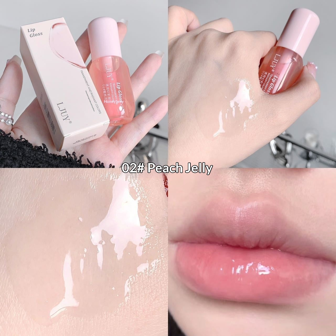 LJUY Lip Oil – Translucent & Illusionary Color Lip Gloss - Roomsium