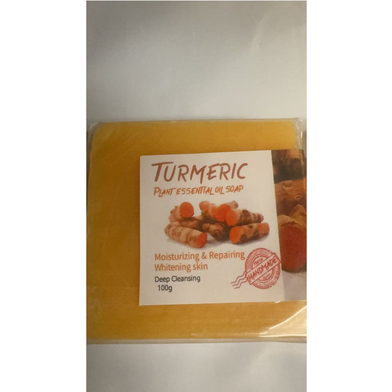 Turmeric Plant Essential Oil Soap – Natural Brightening & Cleansing Bar