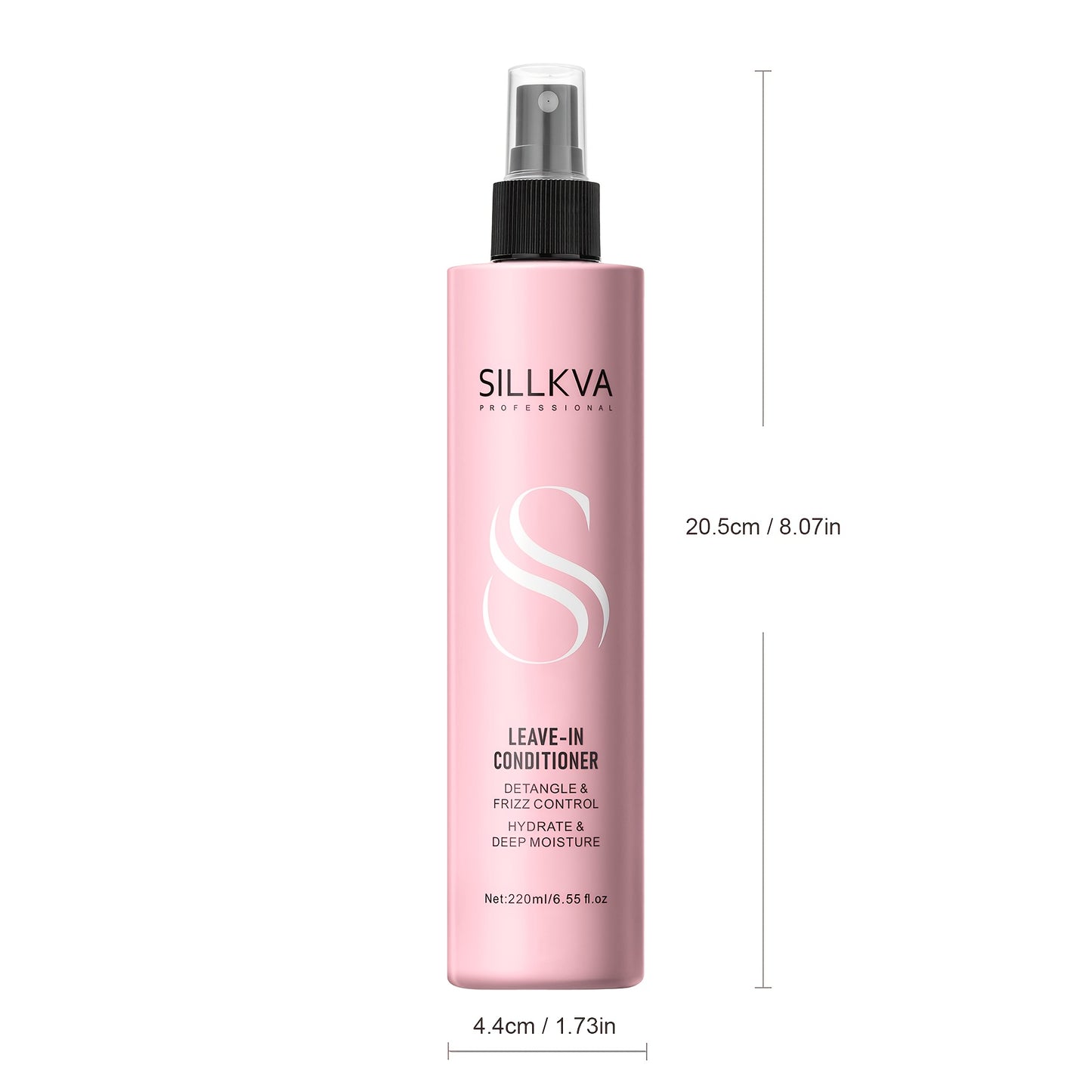 SILLKVA Leave-In Hair Treatment Spray – Detangler & Heat Protectant