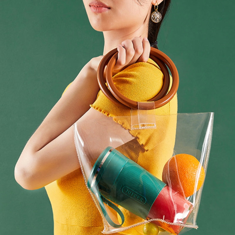 Portable Blender Juicer Cup – USB Rechargeable Personal Blender (300ml)