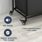 4-Bag Sorter Laundry Hamper Cart with Heavy-Duty Rolling Wheels