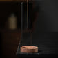 Zen-Inspired Incense Holder – Metal & Manufactured Wood with Ash Catcher