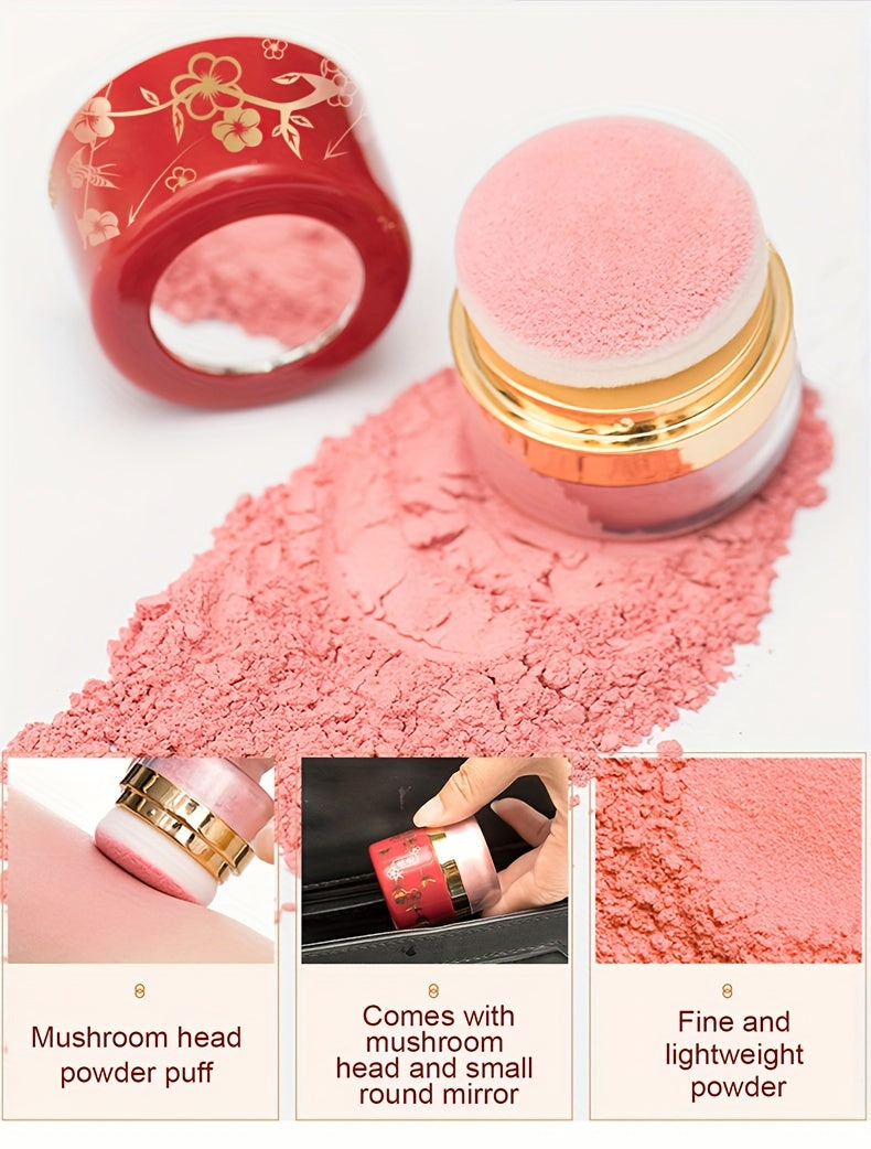 ROUSE 3 Color Blush Palette – Natural Coral & Pink Face Powder