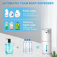 Automatic Touchless Foaming Soap Dispenser – 380ml USB Rechargeable with 4 Foam Levels