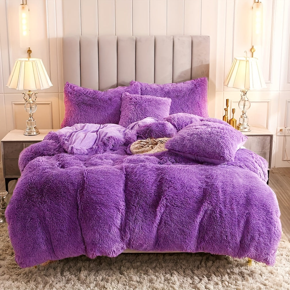 Plush Zippered Duvet Cover Set – Soft All-Season Bedding