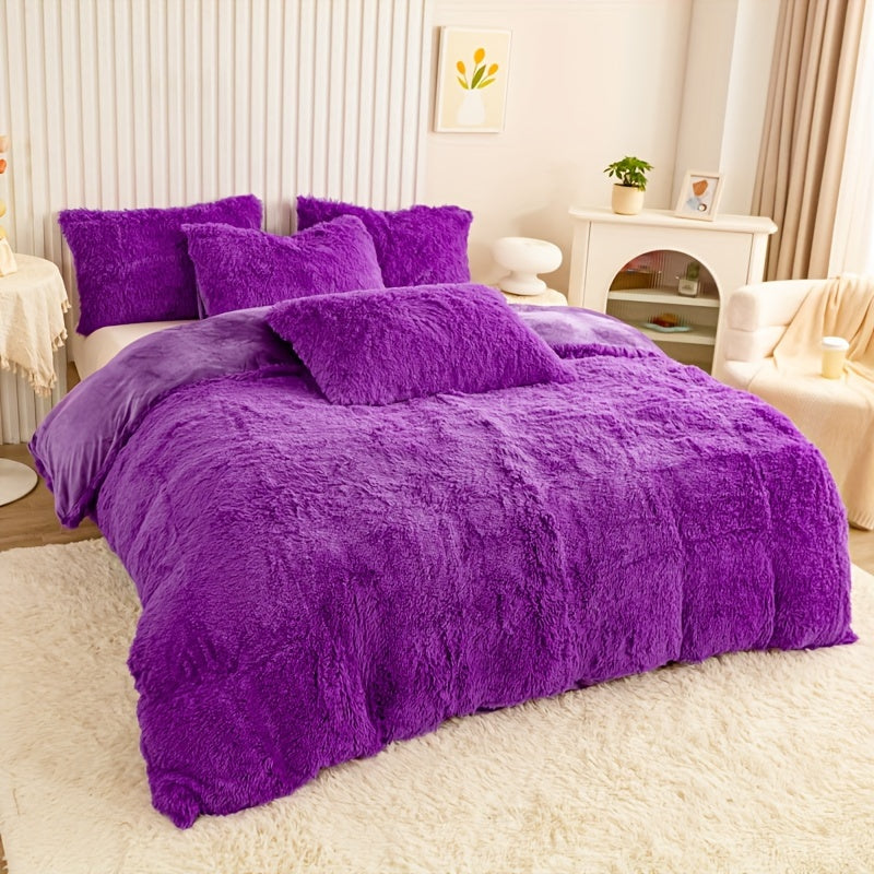 Plush Zippered Duvet Cover Set – Soft All-Season Bedding